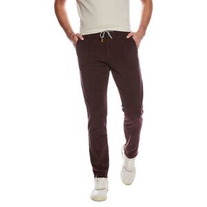 Eleventy Mens Corduroy Jogger, Red